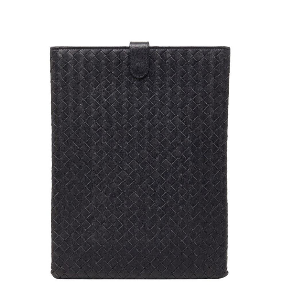 Bottega Veneta Intrecciato Tablet iPad Case Black